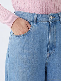 Wideleg Kad?n Jean Pantolon