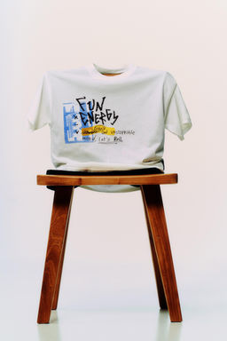 GRAFFITI PRINT T-SHIRT - Zara фото 5