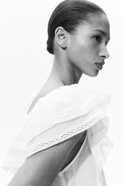 Blusa con detalles de encaje - H&m фото 5