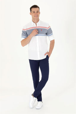 Мужская белая рубашка с длинным рукавом Неожиданная скидка в корзине - U.s. polo assn фото 4