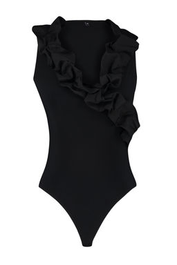 Siyah Yaka Detayl? Orme Poplin Body TPRSS24BD00019 - Trendyolmilla фото 7