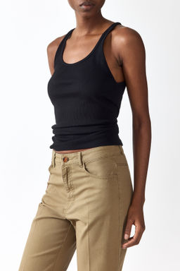 Pantal?n bootcut en lona de algod?n - H&m фото 5