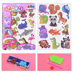 Мозаика алмазная "Животный мир" в коробке