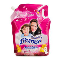 Кондиционер для белья Розовые цветы Sanzoft, Таиланд, 1,8 л