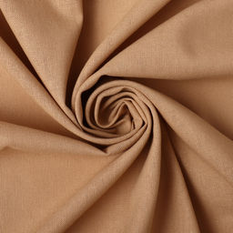 Шторы для кухни Этель ECO, бежевые, 136×180 см - 2 шт., подхваты - 2 шт., 190 г/м²