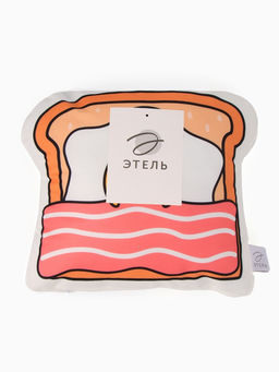 Подушка декоративная детская «Этель» Funny breakfast, 29×30 см, велюр