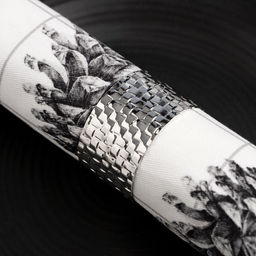 Набор салфеток сервировочных на стол Этель Christmas, 2 шт., белые, с декоративными кольцами, 45?45 см