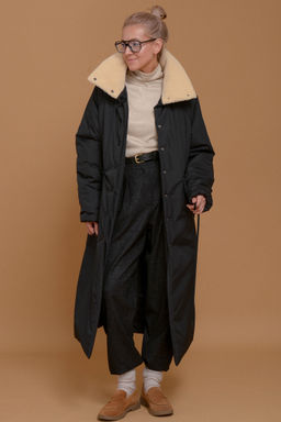 Утепленное пальто - N.u.d.e фото 18