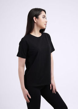 CLE LF010бк Футболка жен. ЧБ база чёрный - Clever wear фото 2