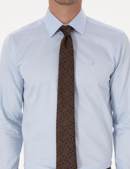 A__k Mavi Slim Fit Uzun Kollu Basic G_mlek - Cacharel фото 6