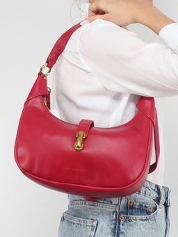 Сумка женская искусственная кожа DJ-СМ 6731-ROSE RED, 1отд, плечевой ремень, фуксия SALE 257775 - Adelia фото 10