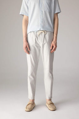 Хлопковые брюки скинни Jogger - Defacto фото 3