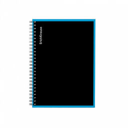 Цена за 12 шт. Тетрадь общая ученическая на спирали ErichKrause Accent, А4, 120 листов, клетка, ламинация глянцевая, структурное тиснение лён  фото 3