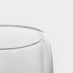 Стакан с двойными стенками Magistro «Олд фэшн», 350 мл, стекло, прозрачный