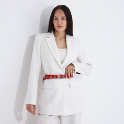 Ремень женский, ширина 2 см, пряжка металл, люверсы, цвет красный - Simaland фото 3