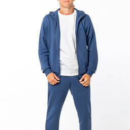 RODOS Толстовка на молнии мужская М-293 Джинс