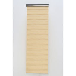 Штора рулонная «День-ночь» под лен, 120×180 см (с учётом креплений 3,5 см), цвет бежевый