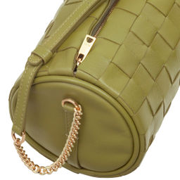 Итальянская кожаная сумка DuDu Bags серии Abigail | оливковый - Dudubags фото 5