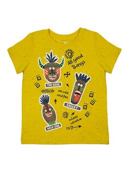 CRB wear/CSKB 63289-30-332 Футболка для мальчика,желтый/Ex.Cherubino