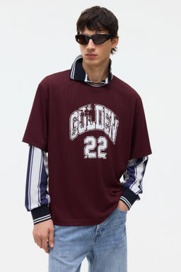 Camiseta estampada Loose Fit - H&m фото 3