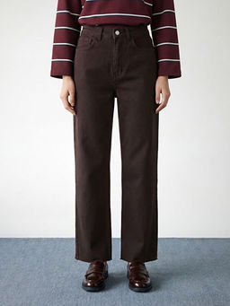 Straight Fit Kad?n Jean Pantolon