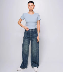 Джинсы #КТ15108, синий