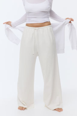 Pantal?n de algod?n con cord?n de ajuste - H&m фото 5