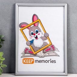 Фоторамка для фото 21×30 см Keep memories, Jade, пластик, серый