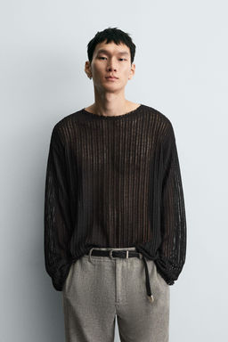 OPEN KNIT SWEATER - Zara фото 2