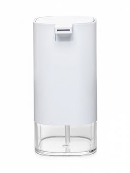 Диспенсер для жидкого мыла 9,9х7,7х16 белый ABS пластик, акриловый пластик - Denastia фото 3