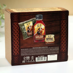 Набор Богатырского здоровья: чай травяной 20 г., варенье из сосновых шишек с брусникой 30 г., сироп 100 мл. - Доброе здоровье фото 4