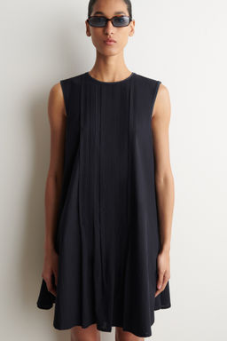 VESTIDO CORTO COMBINADO DETALLE PLIEGUES - H&m фото 5