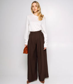 Брюки #КТ1873, шоколадный