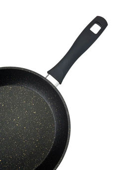 Сковорода с крышкой 26х5,5 см (2,4 л) с АПП, цвет: черный/золотой, арт. 5050-BK/GD-26. - D.L.K. фото 5