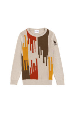 Свитер с камнями для мальчика