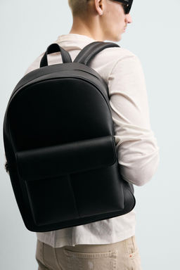 MOCHILA BOLSILLO SOLAPA / Negro - Zara фото 2
