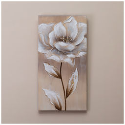 КАРТИНА ЗОЛОТОЙ ЦВЕТОК 40Х80Х3 СМ