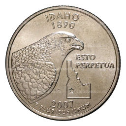 25 центов 2007 года P Штаты и территории - Айдахо