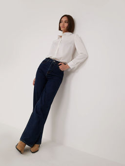 Рубашка однотонная B2412/snowdrop - Emka фото 4