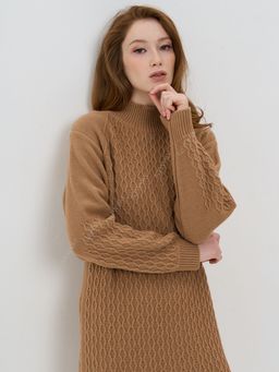 Платье женское 9232-92011. 5300616 карамельный кофе