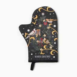 Варежка-прихватка новогодняя Этель Wonder christmas 20?28 см, саржа, 100% хл, ватин 250 г/м?