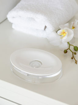 Мыльница белый пластик