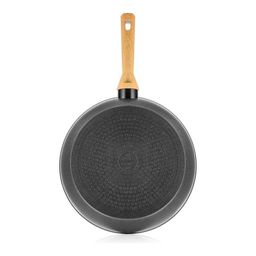 Сковорода глубокая с антипригарным покрытием Walmer York Induction, 28 см, цвет светлое дерево  фото 3