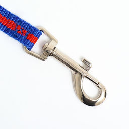 Поводок 2 м х 1,5 см, сине-красный - Пижон фото 2