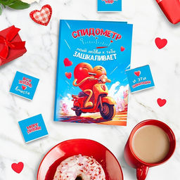 Открытка с шоколадом Спидометр моей любви к тебе зашкаливает - Фуд Сторис фото 4