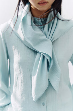 Camisa con pa?uelo decorativo - H&m фото 3