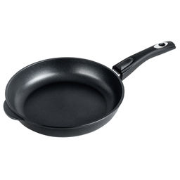 Сковорода с тефлоновым покрытием д24см Классик, h5,5см, s0,4см, съемная ручка из термостойкого пластика, стеклянная крышка с пароотводом, подарочная упаковка (Россия) - Домашняя мода фото 2