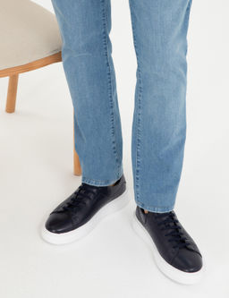 Lacivert Casual Ayakkab_