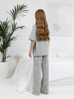 МП 1657-1/оливковый 5904 Н110 пижама для дев