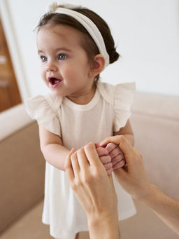 Платье-боди с крылышками "Молоко" 0+